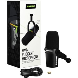 SHURE MV7+ Black