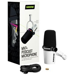 SHURE MV7+ White