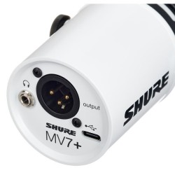 SHURE MV7+ White