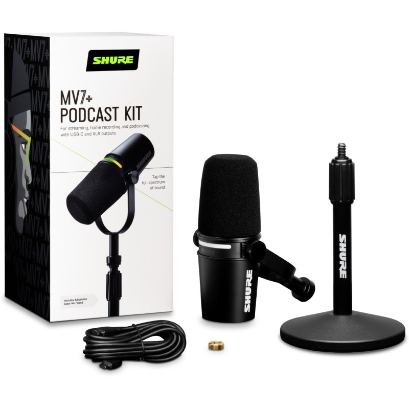 SHURE MV7+ PODCAST KIT