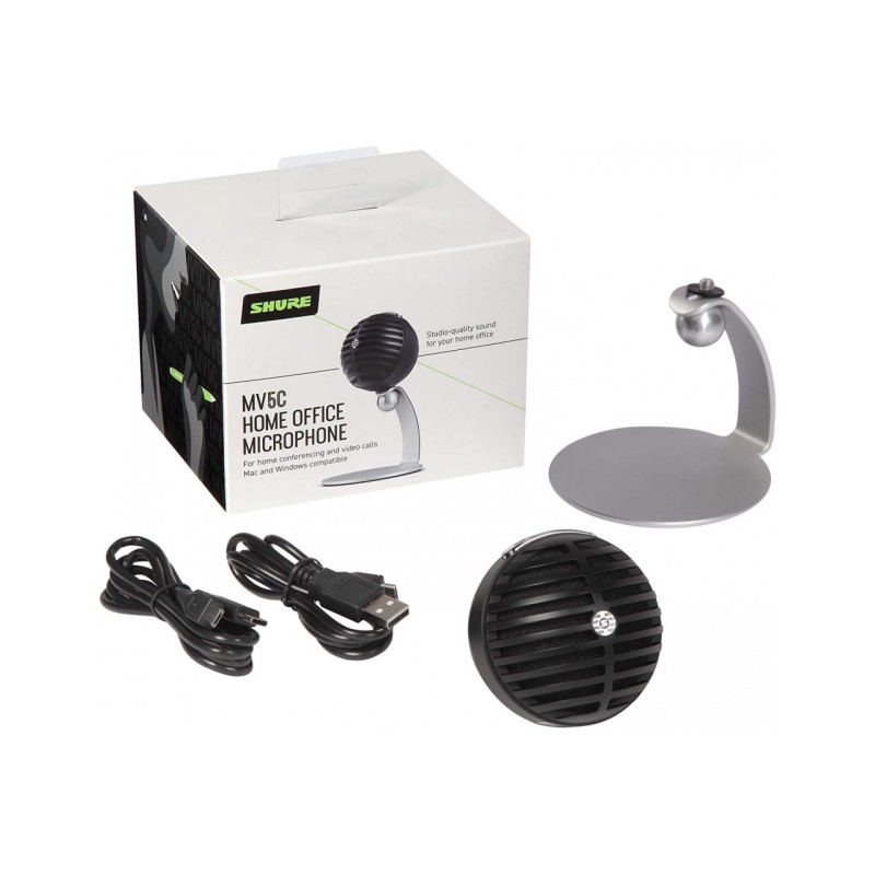 SHURE MV5C (BLACK) + USB-C CABLE