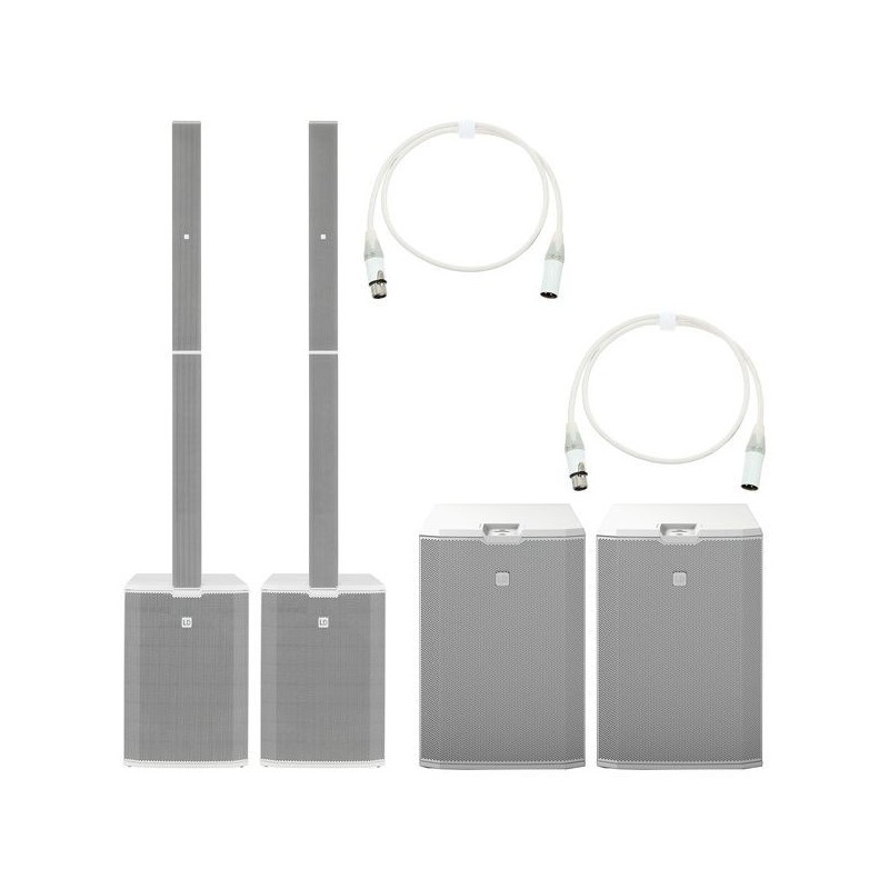 LD Systems Maui 44 G2 WH Power Bundle