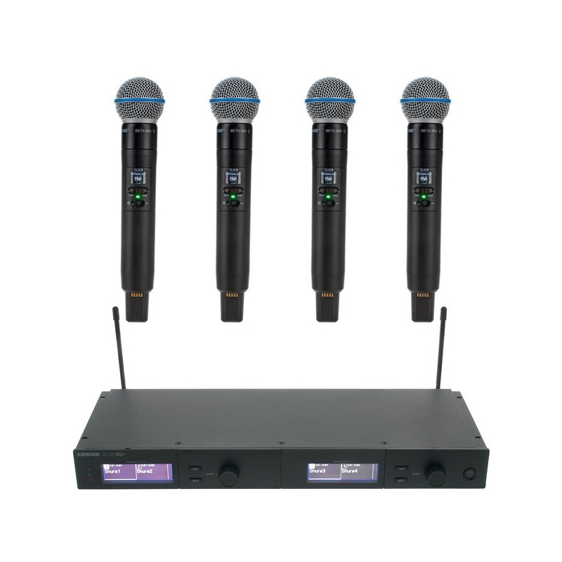 Shure SLXD4Q+E Beta58 G59 Bundle