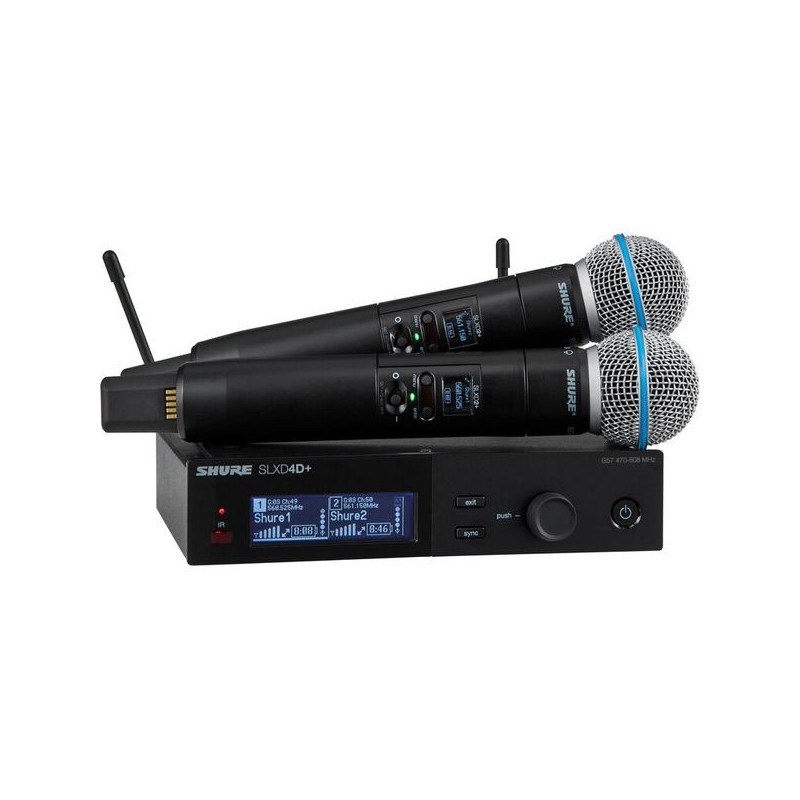 SHURE SLXD24D+/Beta58 G65
