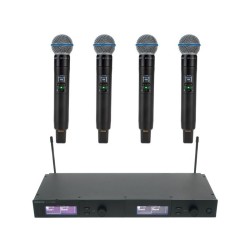 Shure SLXD4QDAN+E Beta58 G65 Bundle