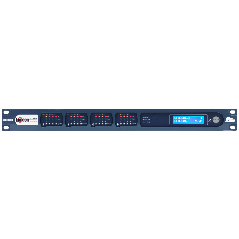 BSS BLU-806 Signal Processor with BLU link and Dante™ / AES67